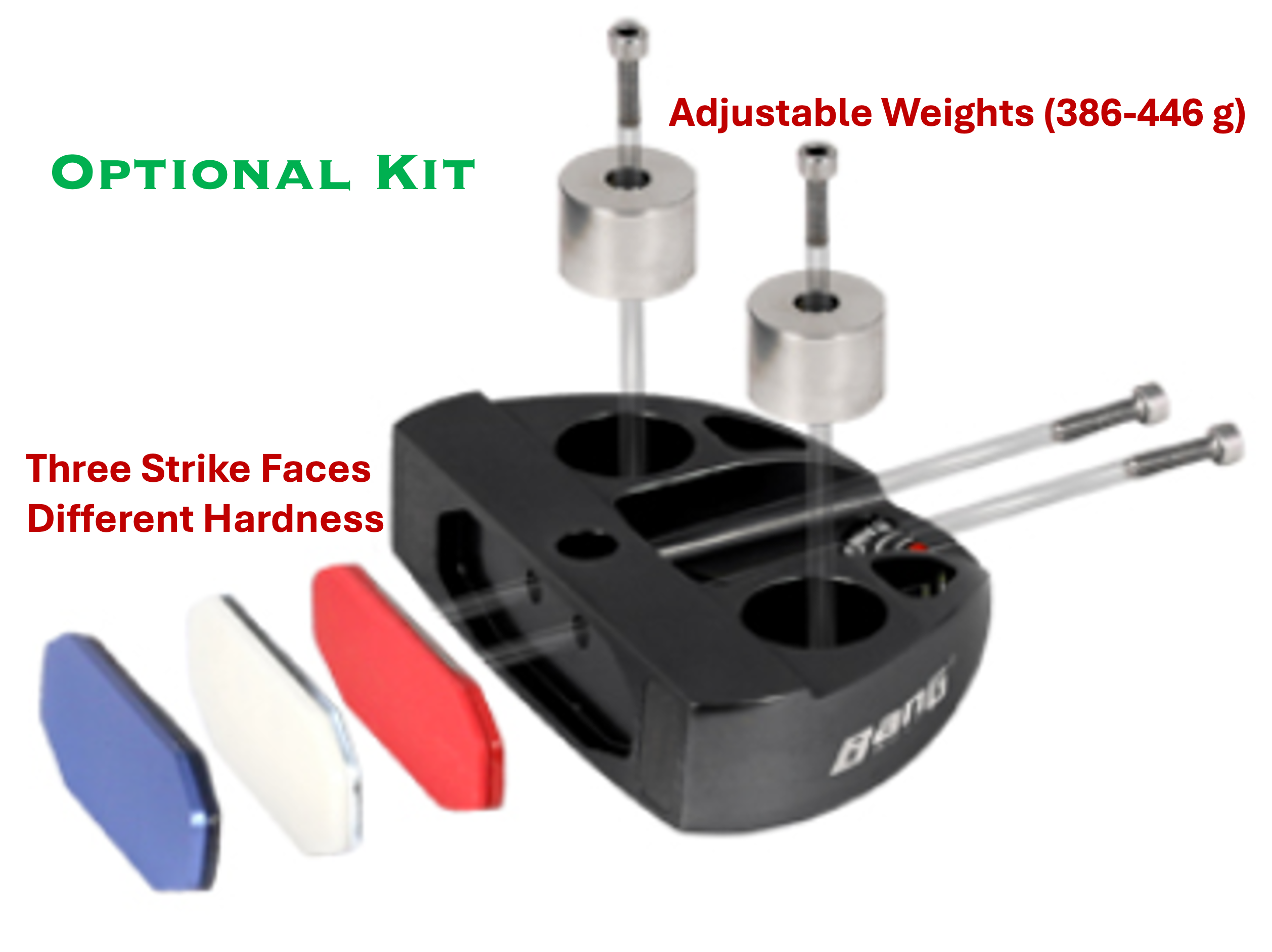 Bang Cadet adjustable weight and interchangeable face kit