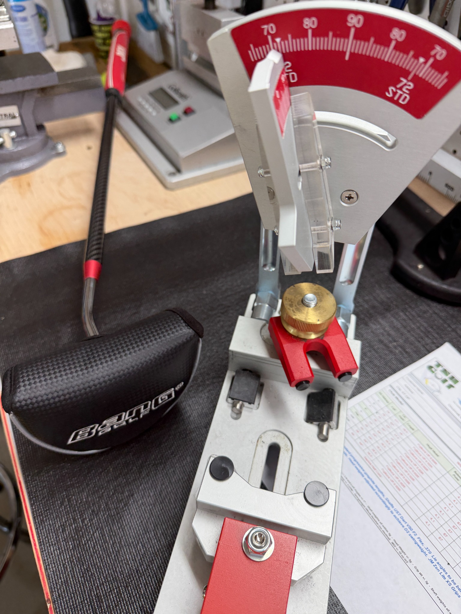 TSH Golf putter bending and angle gauge